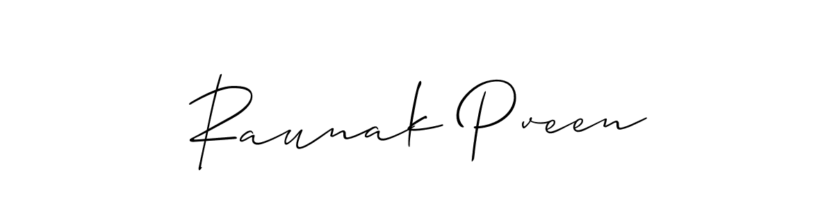 Make a beautiful signature design for name Raunak Pveen. Use this online signature maker to create a handwritten signature for free. Raunak Pveen signature style 2 images and pictures png