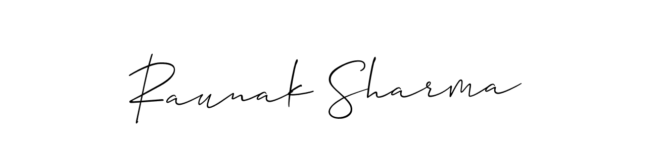 You can use this online signature creator to create a handwritten signature for the name Raunak Sharma. This is the best online autograph maker. Raunak Sharma signature style 2 images and pictures png