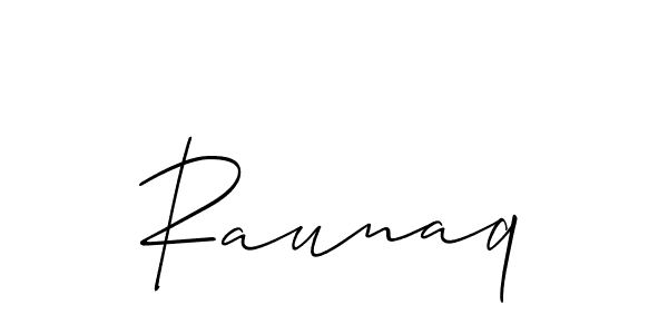 You can use this online signature creator to create a handwritten signature for the name Raunaq. This is the best online autograph maker. Raunaq signature style 2 images and pictures png