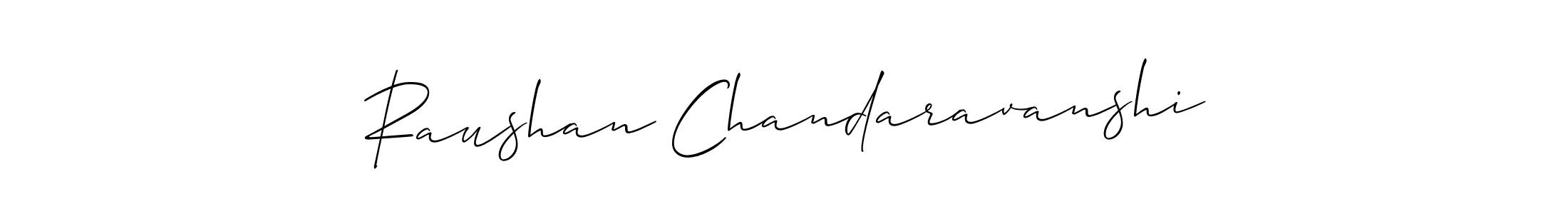 Make a beautiful signature design for name Raushan Chandaravanshi. Use this online signature maker to create a handwritten signature for free. Raushan Chandaravanshi signature style 2 images and pictures png