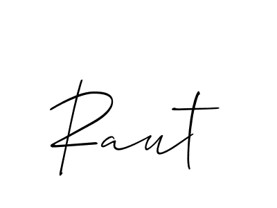 Also we have Raut name is the best signature style. Create professional handwritten signature collection using Allison_Script autograph style. Raut signature style 2 images and pictures png