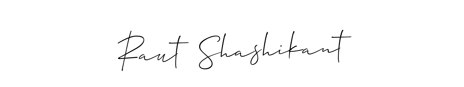 How to make Raut  Shashikant signature? Allison_Script is a professional autograph style. Create handwritten signature for Raut  Shashikant name. Raut  Shashikant signature style 2 images and pictures png