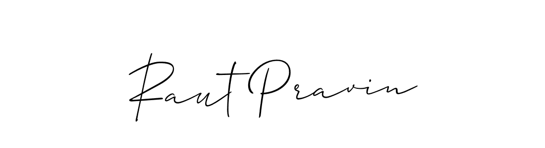 You should practise on your own different ways (Allison_Script) to write your name (Raut Pravin) in signature. don't let someone else do it for you. Raut Pravin signature style 2 images and pictures png