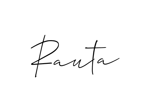 It looks lik you need a new signature style for name Rauta. Design unique handwritten (Allison_Script) signature with our free signature maker in just a few clicks. Rauta signature style 2 images and pictures png