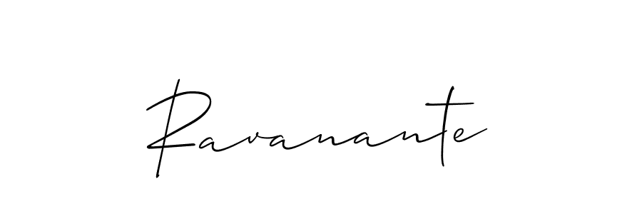 Also we have Ravanante name is the best signature style. Create professional handwritten signature collection using Allison_Script autograph style. Ravanante signature style 2 images and pictures png