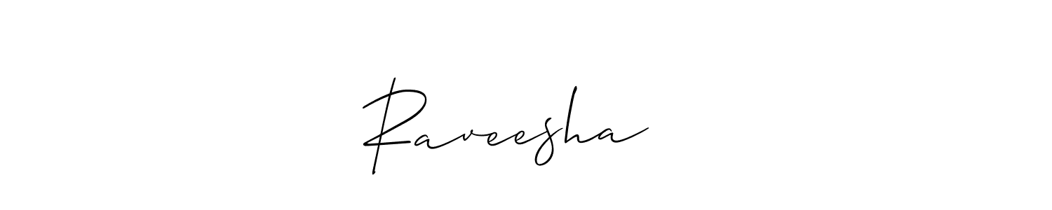 You should practise on your own different ways (Allison_Script) to write your name (Raveesha ಸೂ) in signature. don't let someone else do it for you. Raveesha ಸೂ signature style 2 images and pictures png