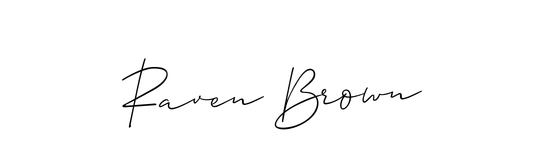 Make a short Raven Brown signature style. Manage your documents anywhere anytime using Allison_Script. Create and add eSignatures, submit forms, share and send files easily. Raven Brown signature style 2 images and pictures png