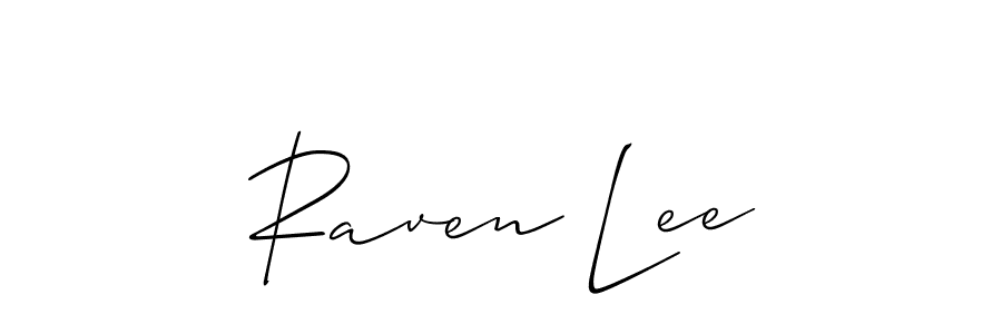 You should practise on your own different ways (Allison_Script) to write your name (Raven Lee) in signature. don't let someone else do it for you. Raven Lee signature style 2 images and pictures png