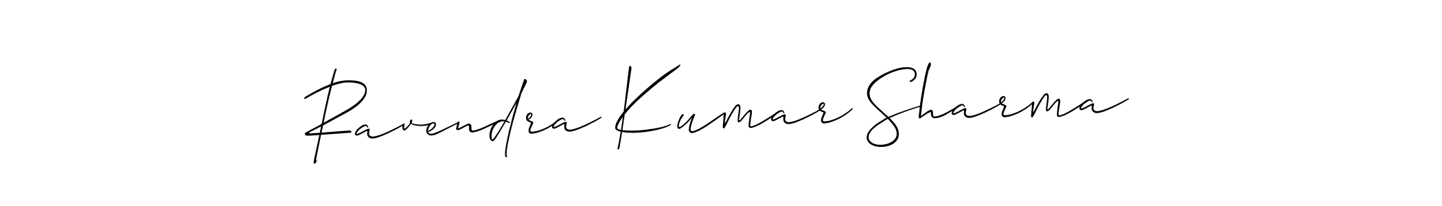 How to Draw Ravendra Kumar Sharma signature style? Allison_Script is a latest design signature styles for name Ravendra Kumar Sharma. Ravendra Kumar Sharma signature style 2 images and pictures png