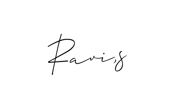 It looks lik you need a new signature style for name Ravi,s. Design unique handwritten (Allison_Script) signature with our free signature maker in just a few clicks. Ravi,s signature style 2 images and pictures png