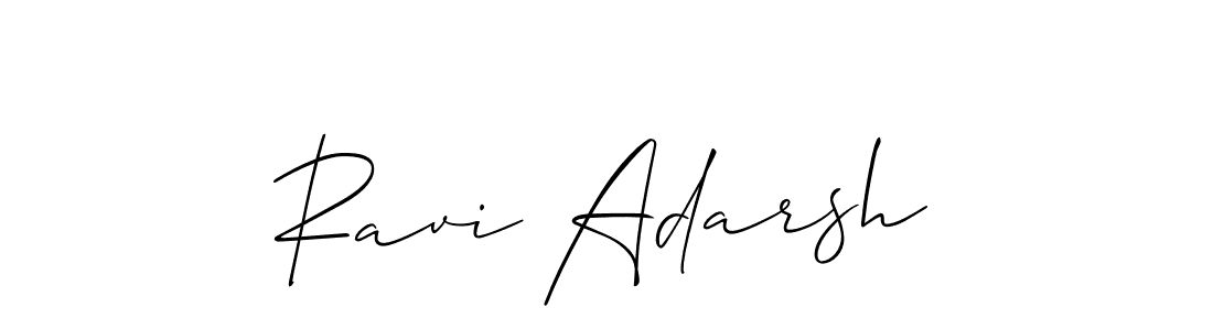 Make a beautiful signature design for name Ravi Adarsh. Use this online signature maker to create a handwritten signature for free. Ravi Adarsh signature style 2 images and pictures png