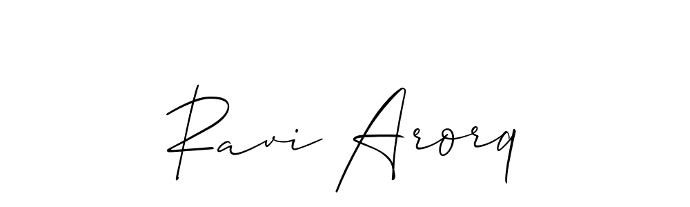 Make a beautiful signature design for name Ravi Arorq. Use this online signature maker to create a handwritten signature for free. Ravi Arorq signature style 2 images and pictures png