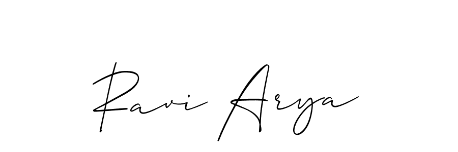 Make a beautiful signature design for name Ravi Arya. Use this online signature maker to create a handwritten signature for free. Ravi Arya signature style 2 images and pictures png