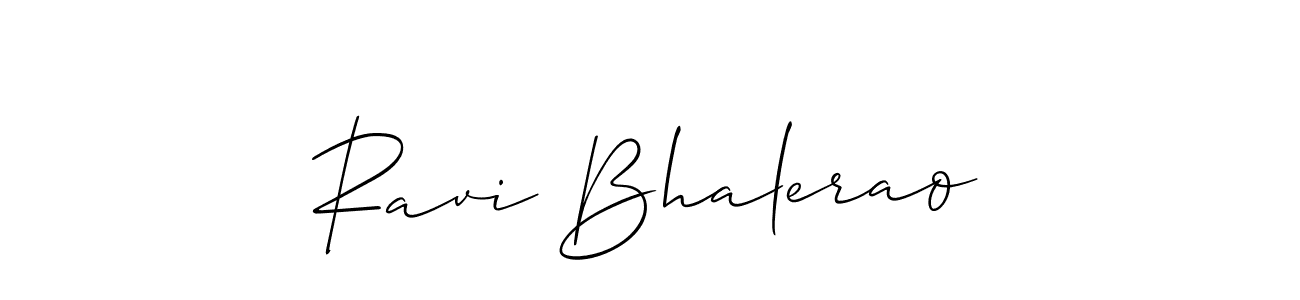 How to make Ravi Bhalerao signature? Allison_Script is a professional autograph style. Create handwritten signature for Ravi Bhalerao name. Ravi Bhalerao signature style 2 images and pictures png