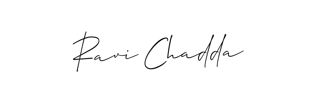 Best and Professional Signature Style for Ravi Chadda. Allison_Script Best Signature Style Collection. Ravi Chadda signature style 2 images and pictures png