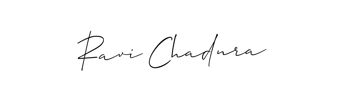 You can use this online signature creator to create a handwritten signature for the name Ravi Chadnra. This is the best online autograph maker. Ravi Chadnra signature style 2 images and pictures png