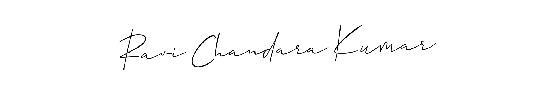 Design your own signature with our free online signature maker. With this signature software, you can create a handwritten (Allison_Script) signature for name Ravi Chandara Kumar. Ravi Chandara Kumar signature style 2 images and pictures png