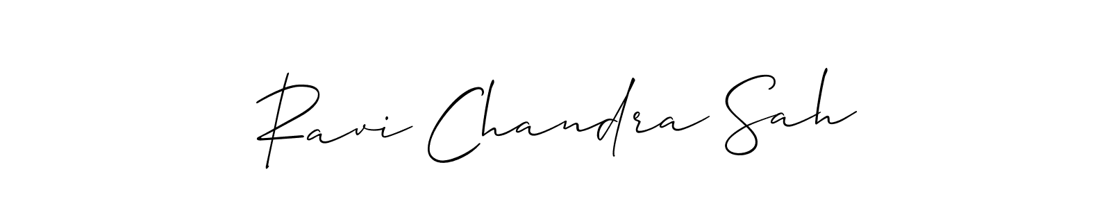 Also You can easily find your signature by using the search form. We will create Ravi Chandra Sah name handwritten signature images for you free of cost using Allison_Script sign style. Ravi Chandra Sah signature style 2 images and pictures png