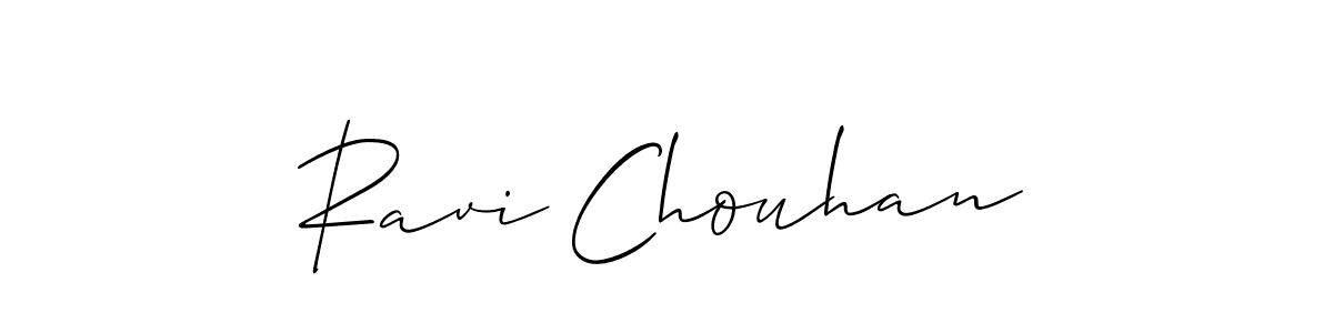 You should practise on your own different ways (Allison_Script) to write your name (Ravi Chouhan) in signature. don't let someone else do it for you. Ravi Chouhan signature style 2 images and pictures png