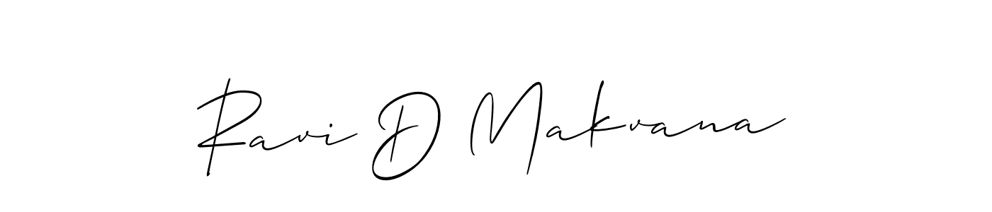 if you are searching for the best signature style for your name Ravi D Makvana. so please give up your signature search. here we have designed multiple signature styles  using Allison_Script. Ravi D Makvana signature style 2 images and pictures png