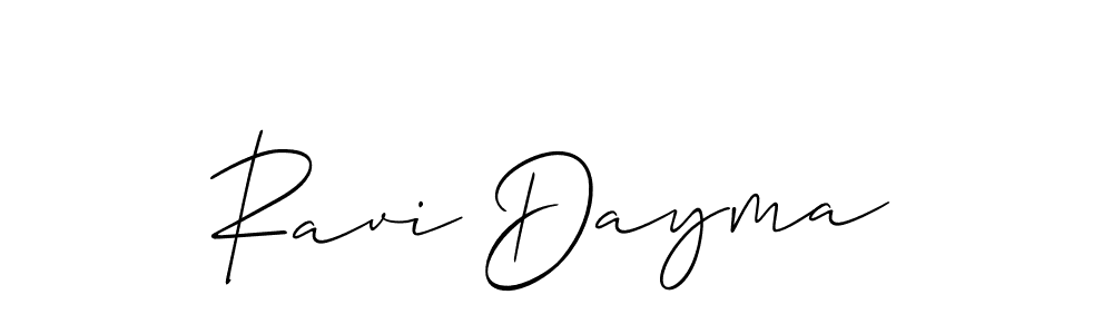 You should practise on your own different ways (Allison_Script) to write your name (Ravi Dayma) in signature. don't let someone else do it for you. Ravi Dayma signature style 2 images and pictures png