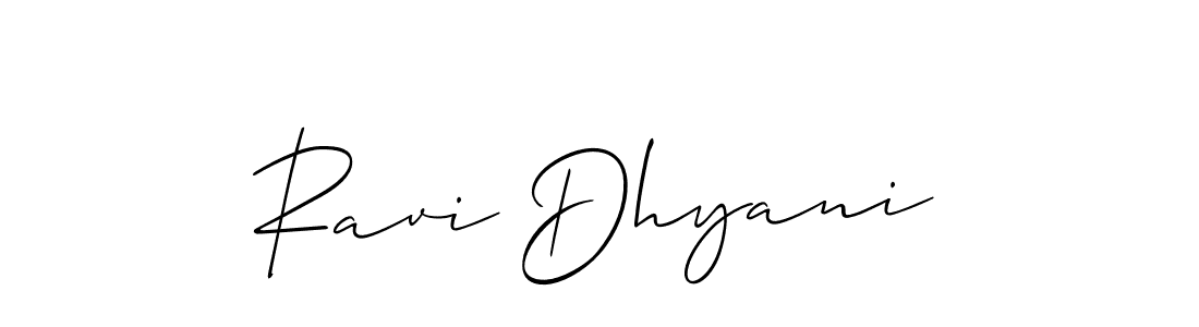 You can use this online signature creator to create a handwritten signature for the name Ravi Dhyani. This is the best online autograph maker. Ravi Dhyani signature style 2 images and pictures png