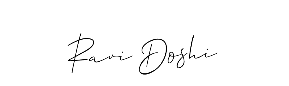 Make a beautiful signature design for name Ravi Doshi. Use this online signature maker to create a handwritten signature for free. Ravi Doshi signature style 2 images and pictures png