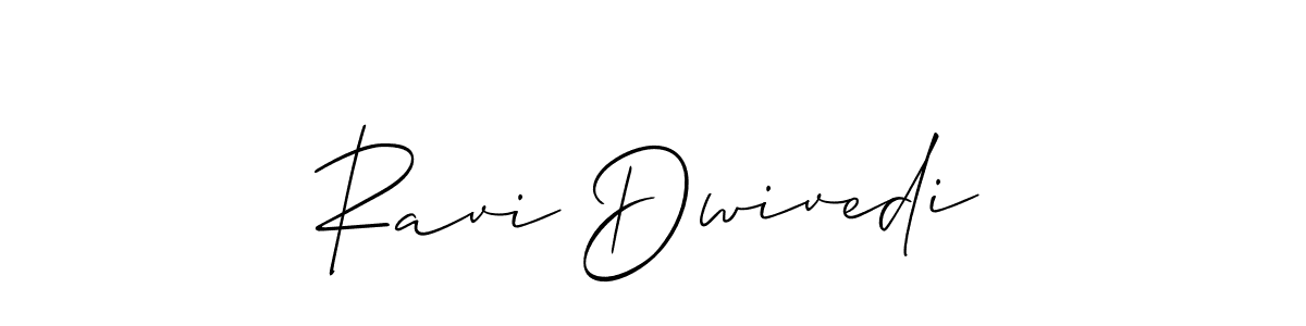 You should practise on your own different ways (Allison_Script) to write your name (Ravi Dwivedi) in signature. don't let someone else do it for you. Ravi Dwivedi signature style 2 images and pictures png