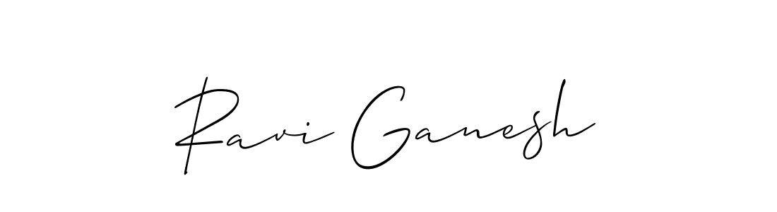 Similarly Allison_Script is the best handwritten signature design. Signature creator online .You can use it as an online autograph creator for name Ravi Ganesh. Ravi Ganesh signature style 2 images and pictures png