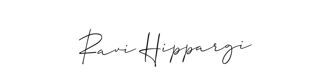 Make a short Ravi Hippargi signature style. Manage your documents anywhere anytime using Allison_Script. Create and add eSignatures, submit forms, share and send files easily. Ravi Hippargi signature style 2 images and pictures png
