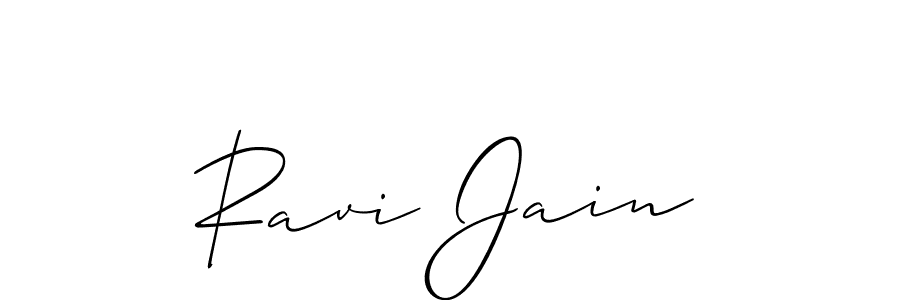 The best way (Allison_Script) to make a short signature is to pick only two or three words in your name. The name Ravi Jain include a total of six letters. For converting this name. Ravi Jain signature style 2 images and pictures png