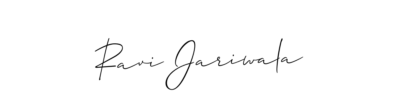 Make a short Ravi Jariwala signature style. Manage your documents anywhere anytime using Allison_Script. Create and add eSignatures, submit forms, share and send files easily. Ravi Jariwala signature style 2 images and pictures png