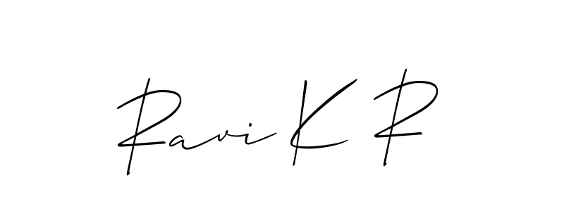 Make a short Ravi K R signature style. Manage your documents anywhere anytime using Allison_Script. Create and add eSignatures, submit forms, share and send files easily. Ravi K R signature style 2 images and pictures png