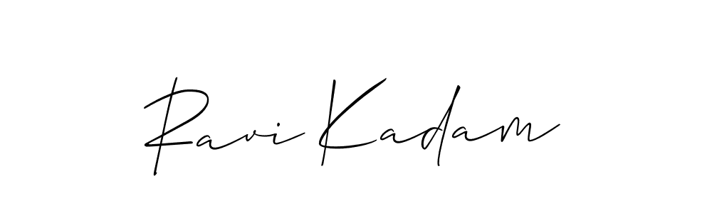 Make a short Ravi Kadam signature style. Manage your documents anywhere anytime using Allison_Script. Create and add eSignatures, submit forms, share and send files easily. Ravi Kadam signature style 2 images and pictures png