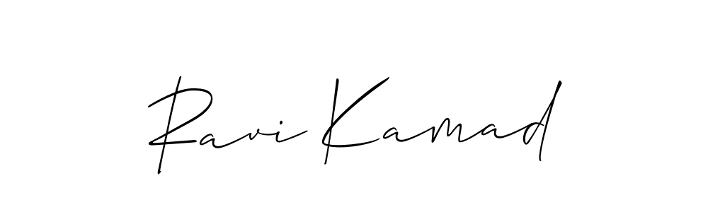 You can use this online signature creator to create a handwritten signature for the name Ravi Kamad. This is the best online autograph maker. Ravi Kamad signature style 2 images and pictures png