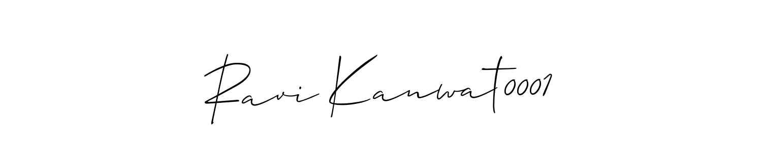 How to make Ravi Kanwat0001 signature? Allison_Script is a professional autograph style. Create handwritten signature for Ravi Kanwat0001 name. Ravi Kanwat0001 signature style 2 images and pictures png