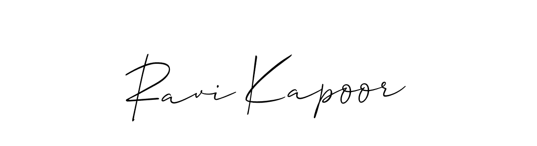 How to make Ravi Kapoor signature? Allison_Script is a professional autograph style. Create handwritten signature for Ravi Kapoor name. Ravi Kapoor signature style 2 images and pictures png