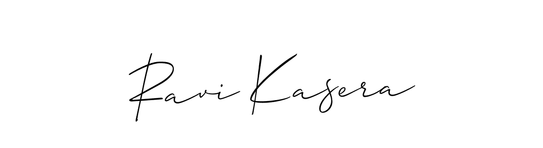 Design your own signature with our free online signature maker. With this signature software, you can create a handwritten (Allison_Script) signature for name Ravi Kasera. Ravi Kasera signature style 2 images and pictures png