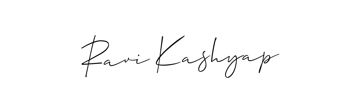 Design your own signature with our free online signature maker. With this signature software, you can create a handwritten (Allison_Script) signature for name Ravi Kashyap. Ravi Kashyap signature style 2 images and pictures png