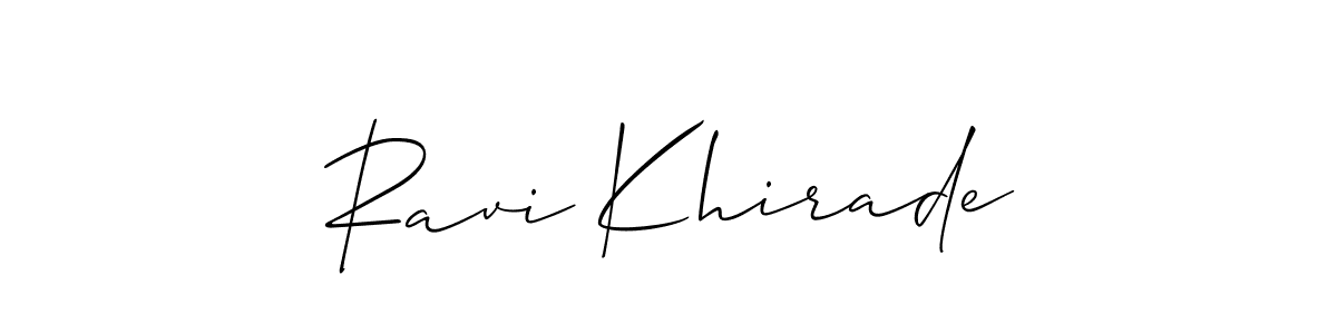 Similarly Allison_Script is the best handwritten signature design. Signature creator online .You can use it as an online autograph creator for name Ravi Khirade. Ravi Khirade signature style 2 images and pictures png