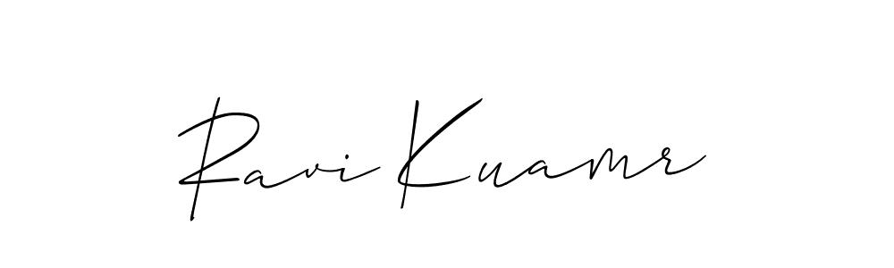 Ravi Kuamr stylish signature style. Best Handwritten Sign (Allison_Script) for my name. Handwritten Signature Collection Ideas for my name Ravi Kuamr. Ravi Kuamr signature style 2 images and pictures png