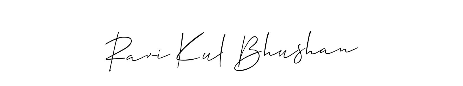 Ravi Kul Bhushan stylish signature style. Best Handwritten Sign (Allison_Script) for my name. Handwritten Signature Collection Ideas for my name Ravi Kul Bhushan. Ravi Kul Bhushan signature style 2 images and pictures png