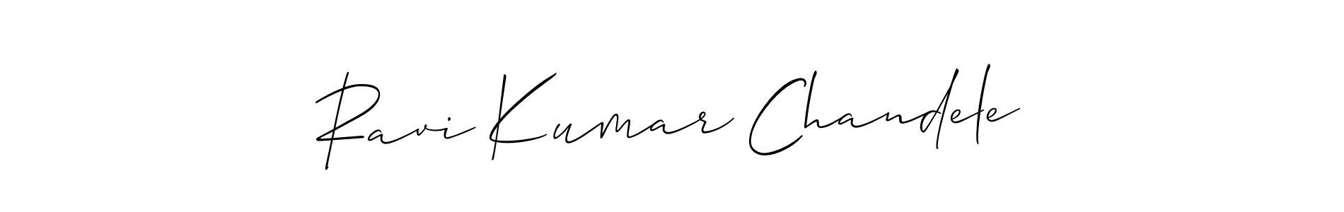 Make a short Ravi Kumar Chandele signature style. Manage your documents anywhere anytime using Allison_Script. Create and add eSignatures, submit forms, share and send files easily. Ravi Kumar Chandele signature style 2 images and pictures png