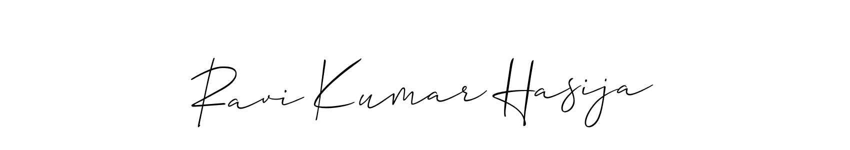 Once you've used our free online signature maker to create your best signature Allison_Script style, it's time to enjoy all of the benefits that Ravi Kumar Hasija name signing documents. Ravi Kumar Hasija signature style 2 images and pictures png