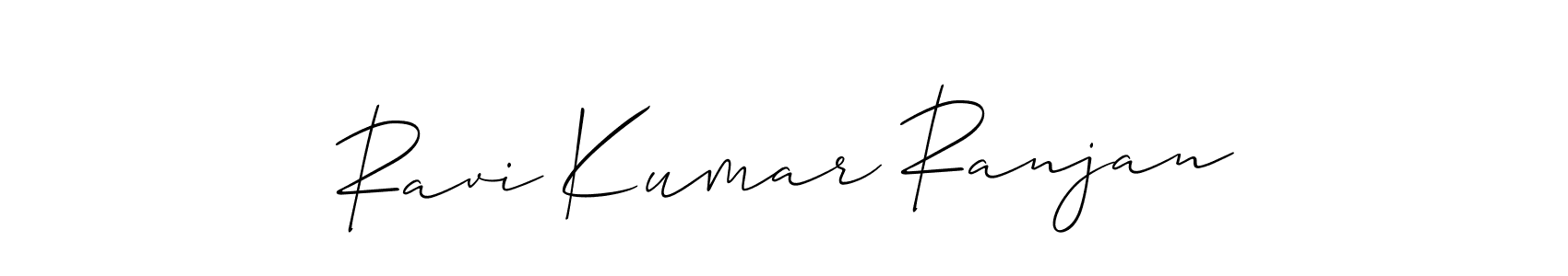 Also we have Ravi Kumar Ranjan name is the best signature style. Create professional handwritten signature collection using Allison_Script autograph style. Ravi Kumar Ranjan signature style 2 images and pictures png