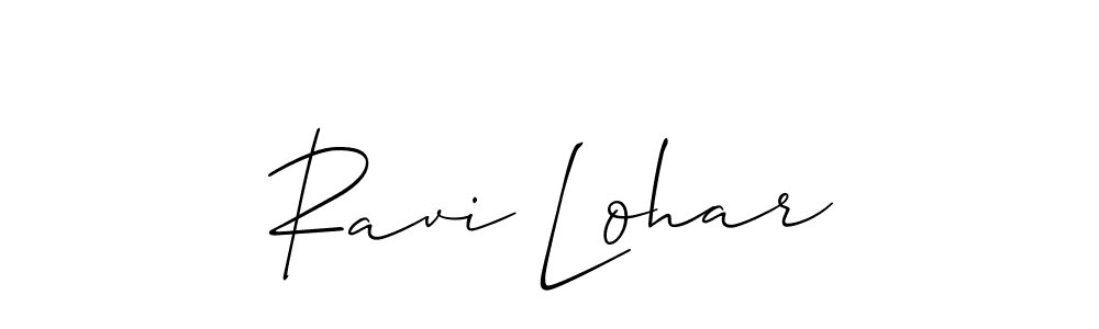 Also we have Ravi Lohar name is the best signature style. Create professional handwritten signature collection using Allison_Script autograph style. Ravi Lohar signature style 2 images and pictures png