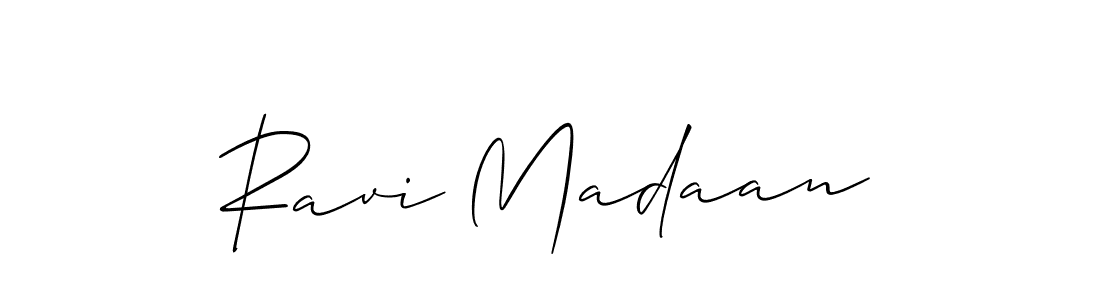 Similarly Allison_Script is the best handwritten signature design. Signature creator online .You can use it as an online autograph creator for name Ravi Madaan. Ravi Madaan signature style 2 images and pictures png