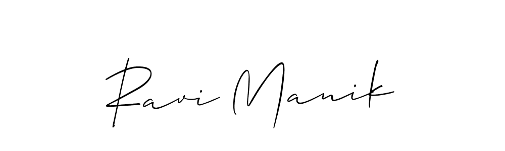 Ravi Manik stylish signature style. Best Handwritten Sign (Allison_Script) for my name. Handwritten Signature Collection Ideas for my name Ravi Manik. Ravi Manik signature style 2 images and pictures png