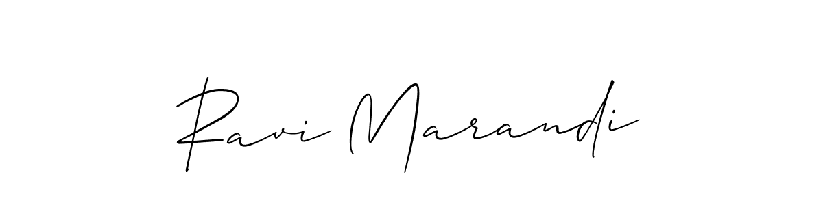 Also we have Ravi Marandi name is the best signature style. Create professional handwritten signature collection using Allison_Script autograph style. Ravi Marandi signature style 2 images and pictures png
