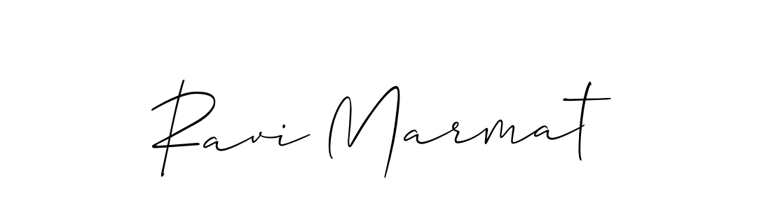 How to make Ravi Marmat signature? Allison_Script is a professional autograph style. Create handwritten signature for Ravi Marmat name. Ravi Marmat signature style 2 images and pictures png